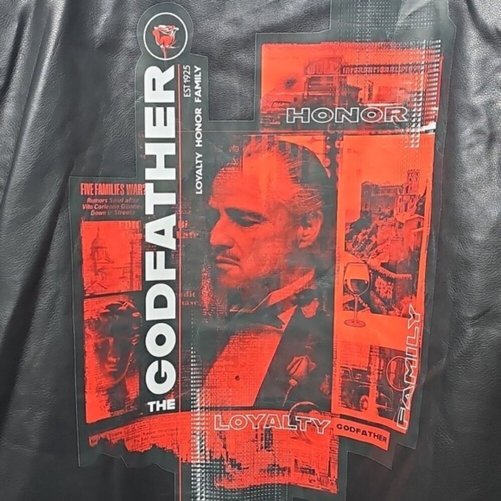 The Godfather x Members Only Bomber Varsity Jacket Size XL New - Picture 11 of 16